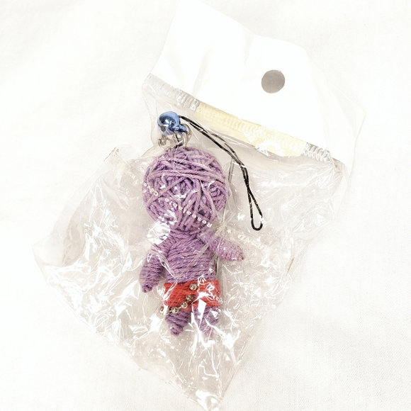 NEW Bad Boy 'Voodoo' Purple Red String Doll - Picture 5 of 6